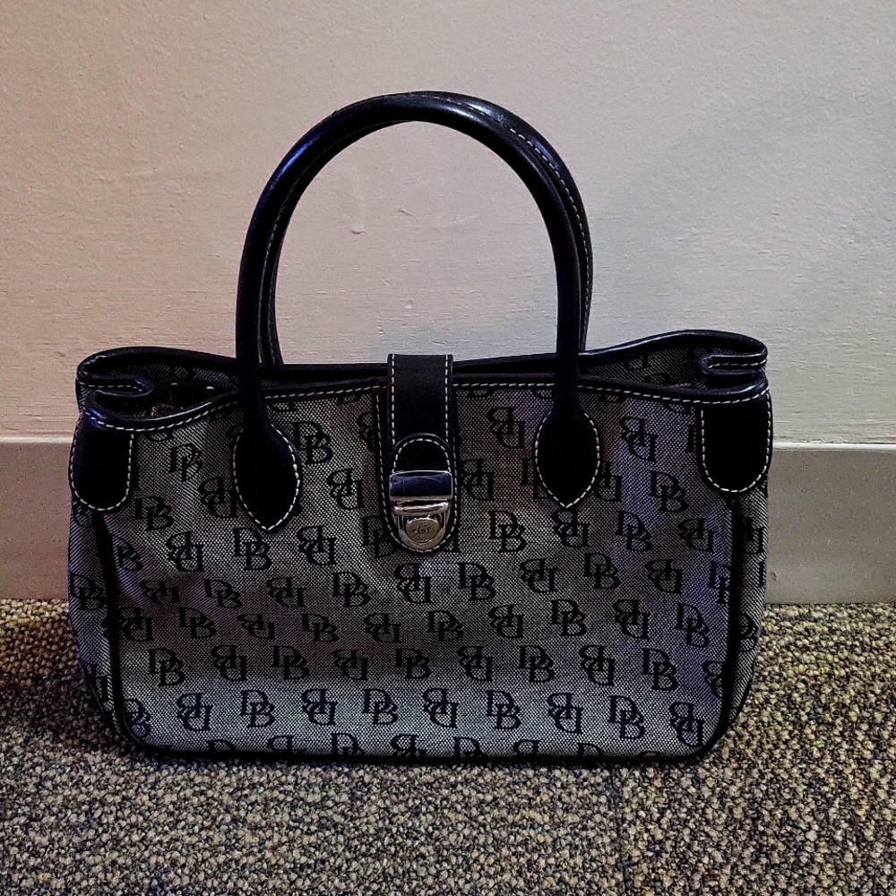 Dooney and bourke bag with strap and wristlet